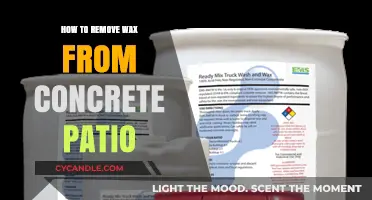 Effective Ways to Remove Wax from Your Concrete Patio Surface