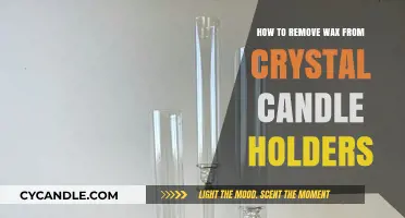 Effortless Wax Removal: Cleaning Crystal Candle Holders Like a Pro