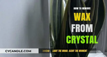 Effective Methods to Safely Remove Wax from Crystal Surfaces