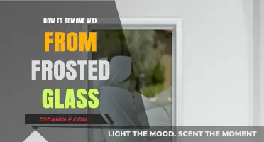 Effortless Wax Removal: Cleaning Frosted Glass Surfaces Like a Pro