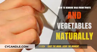 Natural Ways to Remove Wax from Fruits and Vegetables Easily