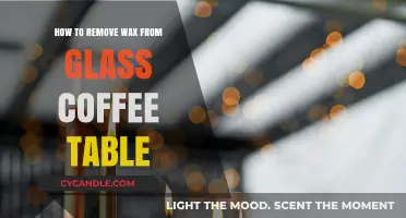 Effortless Wax Removal: Restore Your Glass Coffee Table's Shine