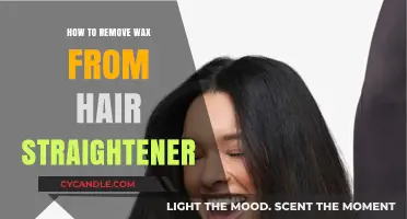 Quick Fix: Removing Wax from Your Hair Straightener Easily