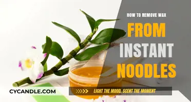 Quick Fix: Removing Wax from Instant Noodles Effortlessly