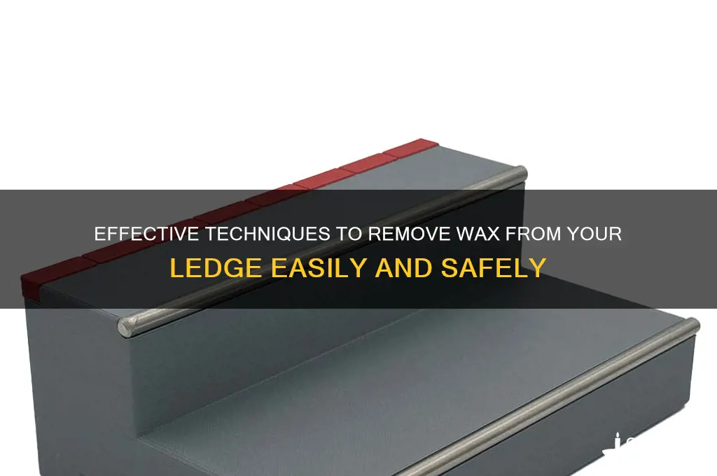 how to remove wax from ledge