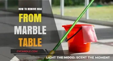 Effective Methods to Safely Remove Wax from Marble Tables