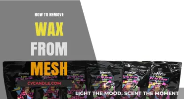 Effective Methods to Remove Wax from Mesh Surfaces Easily