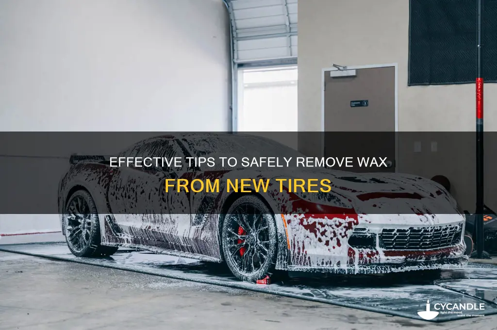 how to remove wax from new tires