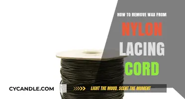 Effective Methods to Remove Wax from Nylon Lacing Cord Easily