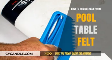 Effective Methods to Remove Wax from Pool Table Felt Easily