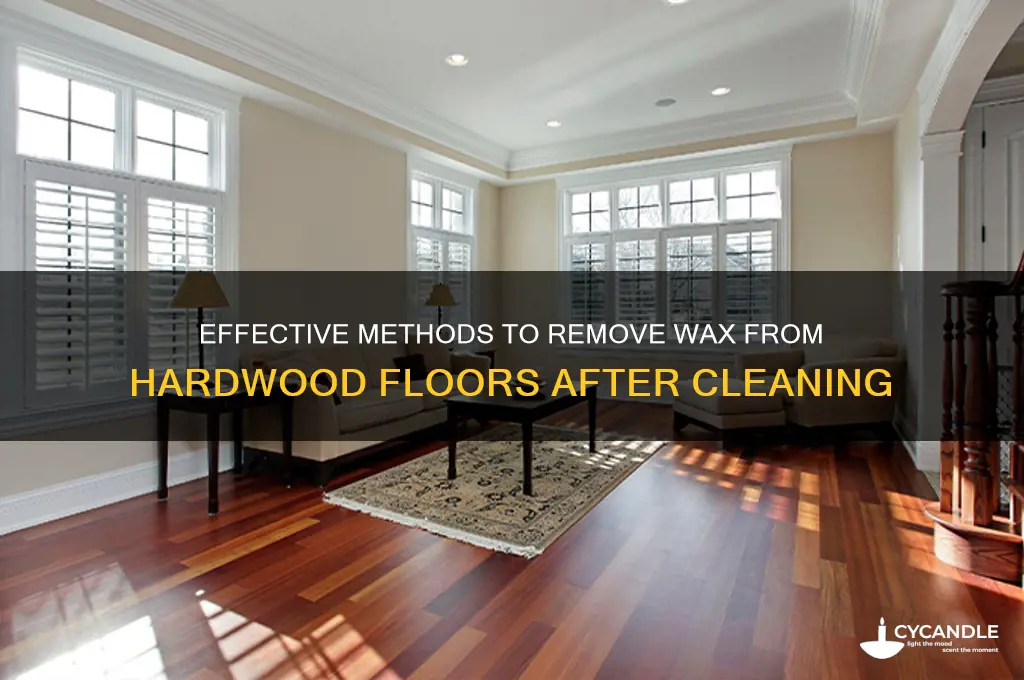 how to remove wax from previous hard wood floor cleaners
