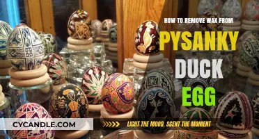 Effortless Wax Removal Techniques for Perfect Pysanky Duck Eggs