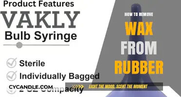 Effective Methods to Remove Wax from Rubber Surfaces Easily