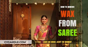 Effective Tips to Safely Remove Wax Stains from Your Saree