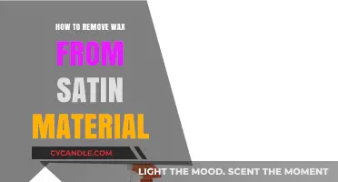Effective Techniques to Safely Remove Wax from Satin Fabric