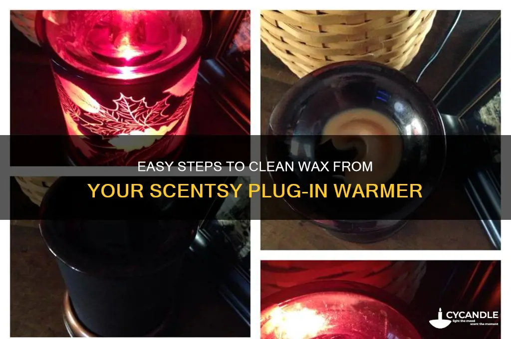 how to remove wax from scentsy plug in