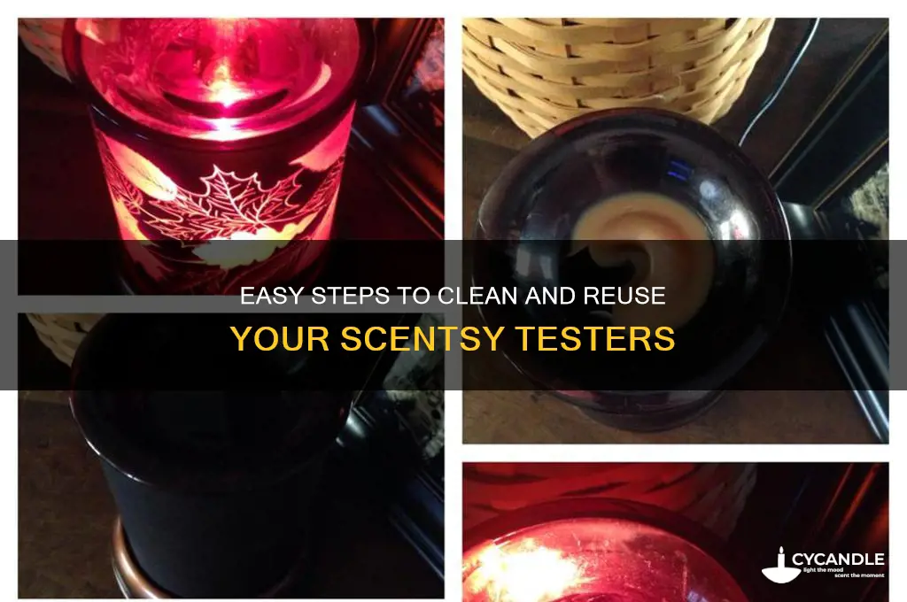 how to remove wax from scentsy testers