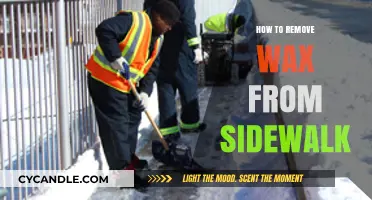 Effective Ways to Remove Wax from Sidewalk Surfaces Easily