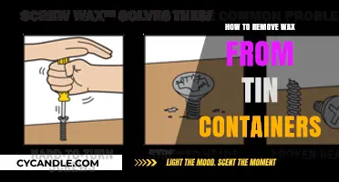 Easy Steps to Clean Wax from Tin Containers Effortlessly