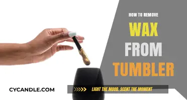 Effective Methods to Remove Wax from Your Tumbler Easily