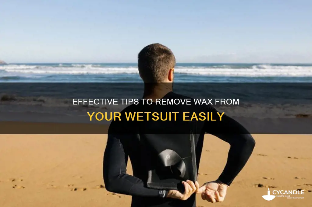 how to remove wax from wetsuit