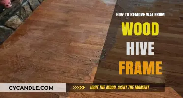 Effective Methods to Remove Wax from Wood Hive Frames Safely