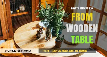 Effective Methods to Safely Remove Wax from Wooden Tables