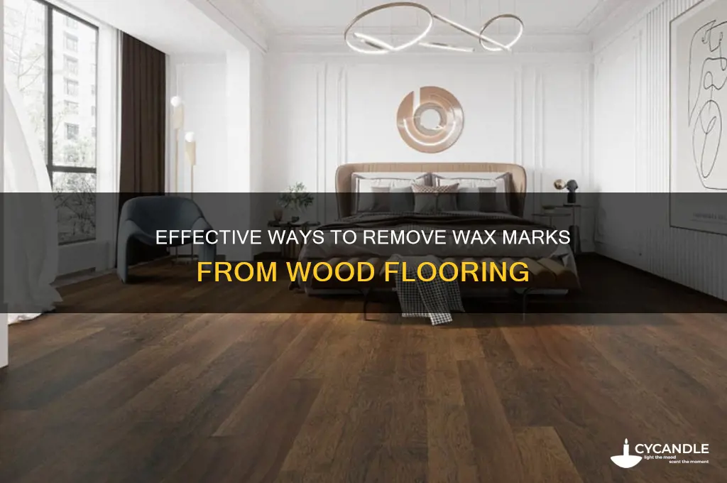 how to remove wax mark on wood flooring
