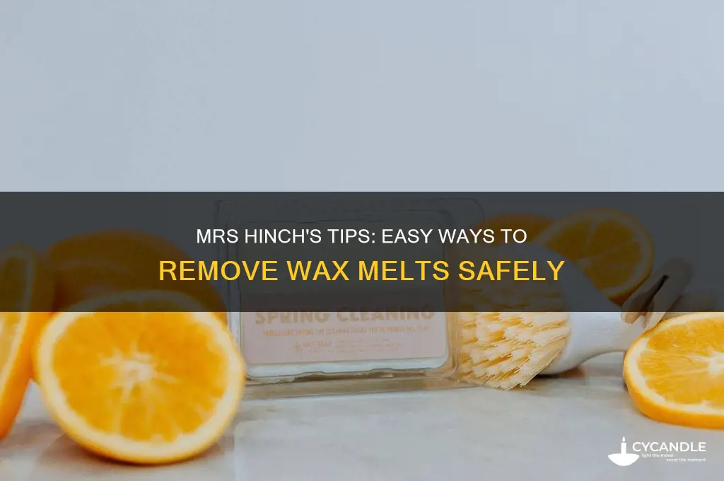 how to remove wax melts mrs hinch