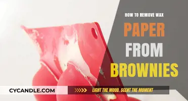 Easy Tips to Remove Wax Paper from Brownies Without Mess