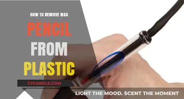 Effective Methods to Remove Wax Pencil Marks from Plastic Surfaces