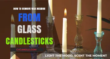 Effortless Wax Residue Removal: Restore Your Glass Candlesticks' Shine