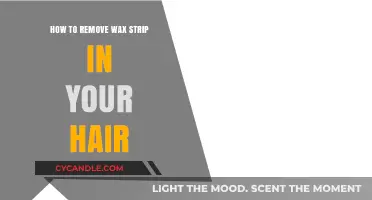 Quick Tips for Removing Wax Strips Stuck in Your Hair