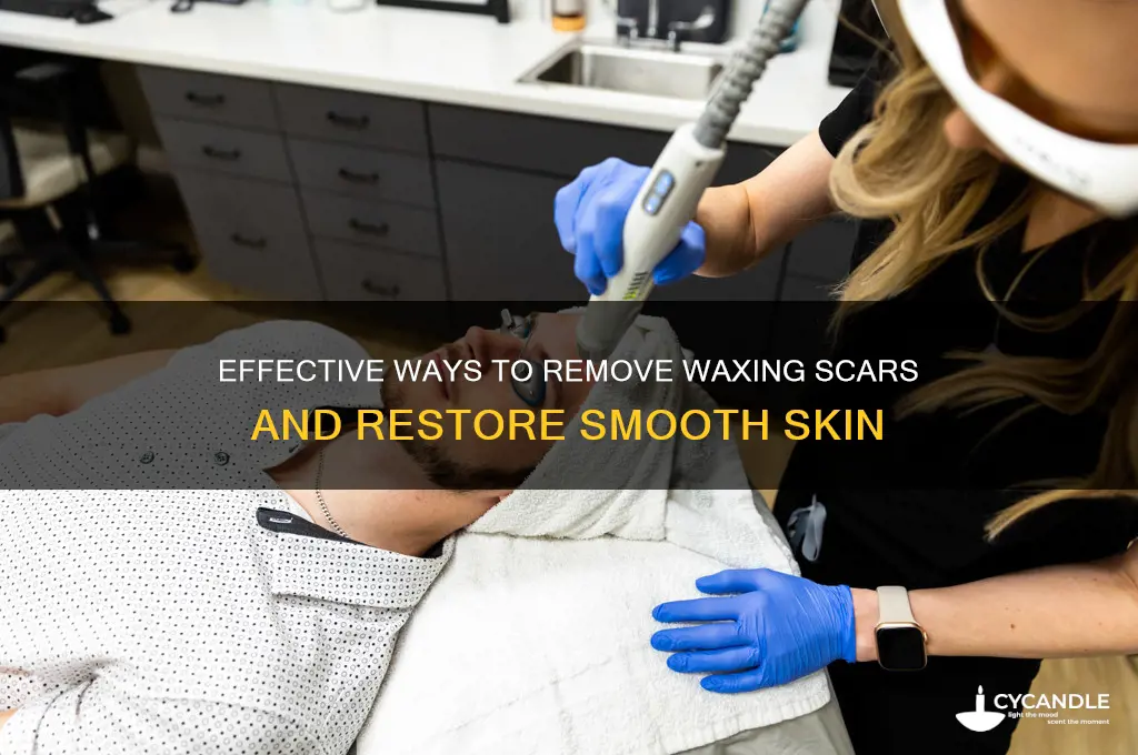 how to remove waxing scars
