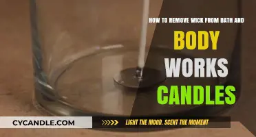 Easy Steps to Remove Wick from Bath & Body Works Candles