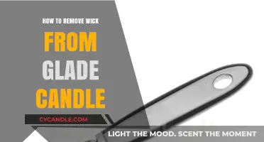 Easy Steps to Safely Remove Wick from Glade Candles