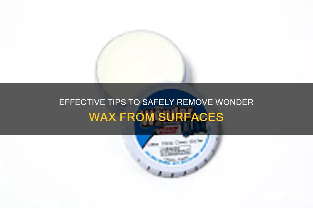 how to remove wonder wax