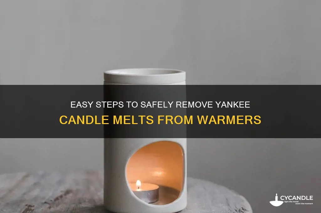 how to remove yankee candle melts