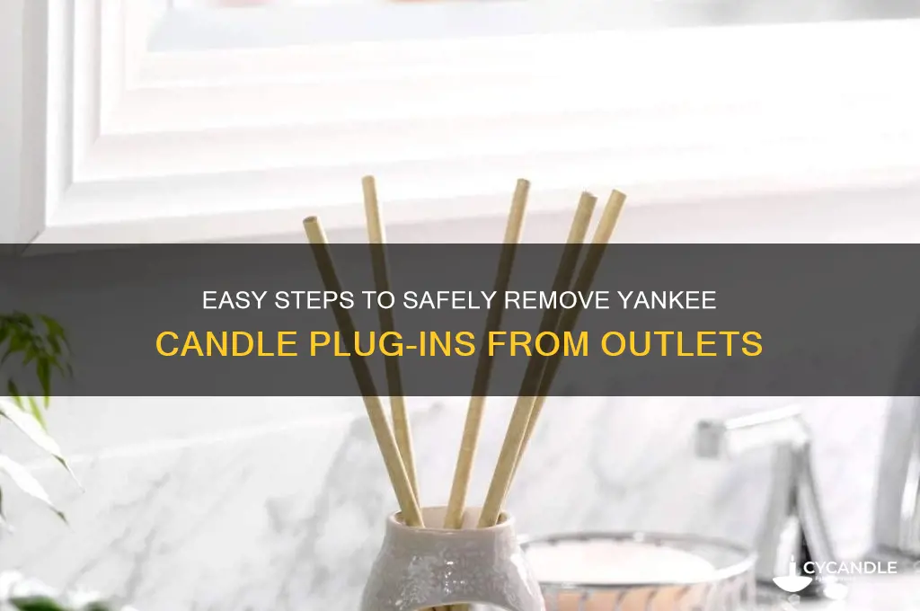 how to remove yankee candle plug in