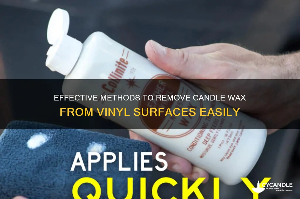 how to remover candle wax from vinyl