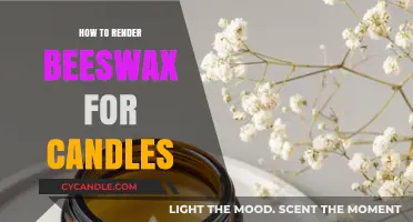 Rendering Beeswax: A Guide to Making Your Own Candle Wax