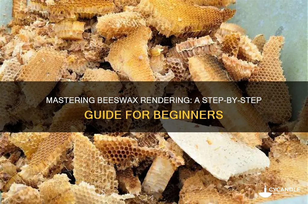 how to render beeswax