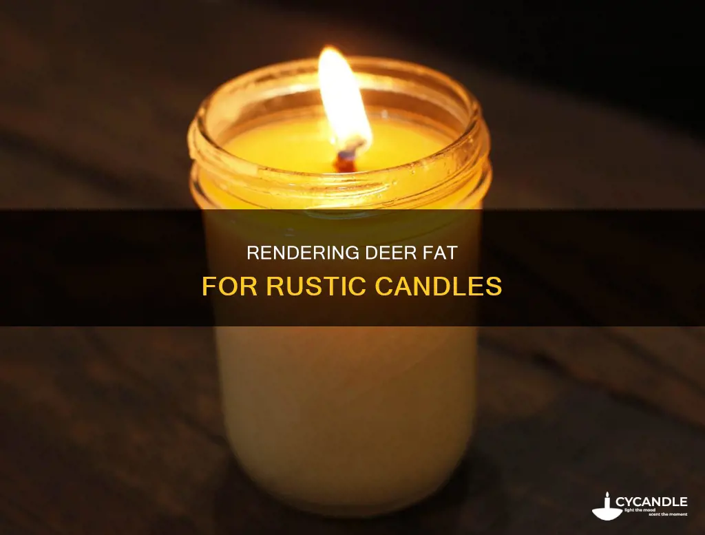 how to render deer fat for candles