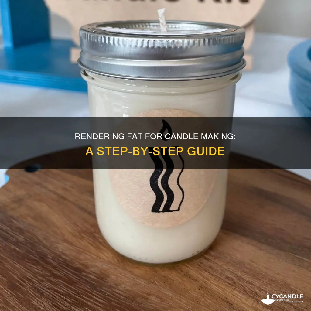 how to render fat for candles