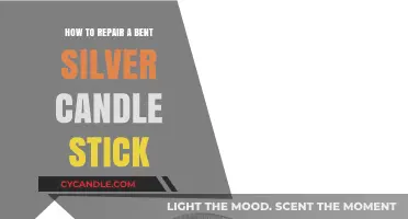 Straightening Bent Silver: Candle Stick Repair