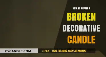 Fixing a Broken Decorative Candle: Quick and Easy Guide