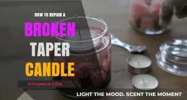 Mending Broken Taper Candles: Quick DIY Fixes