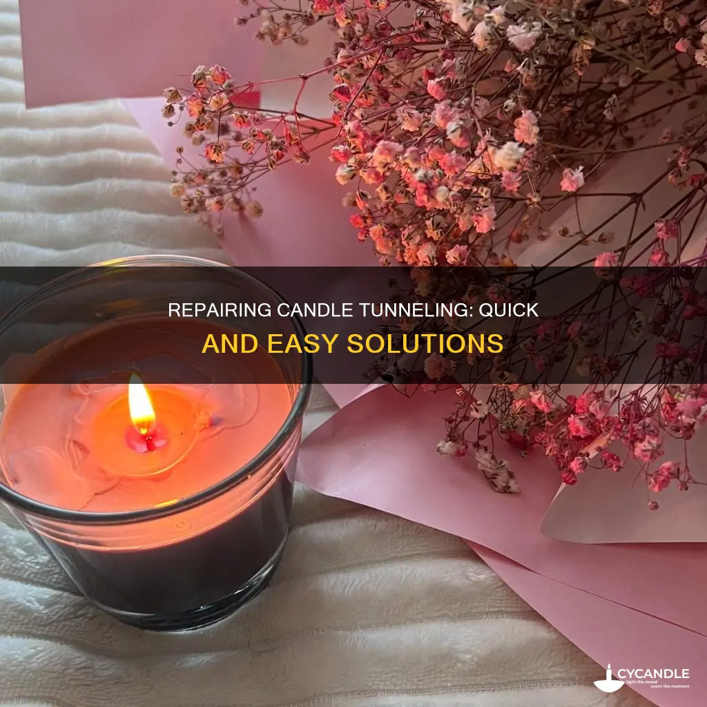 how to repair candle tunneling
