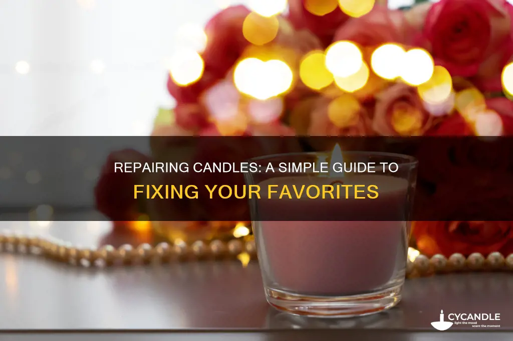 how to repair candles