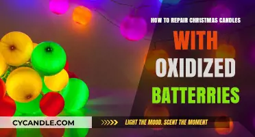 Easy Fixes for Christmas Candles with Oxidized Batteries